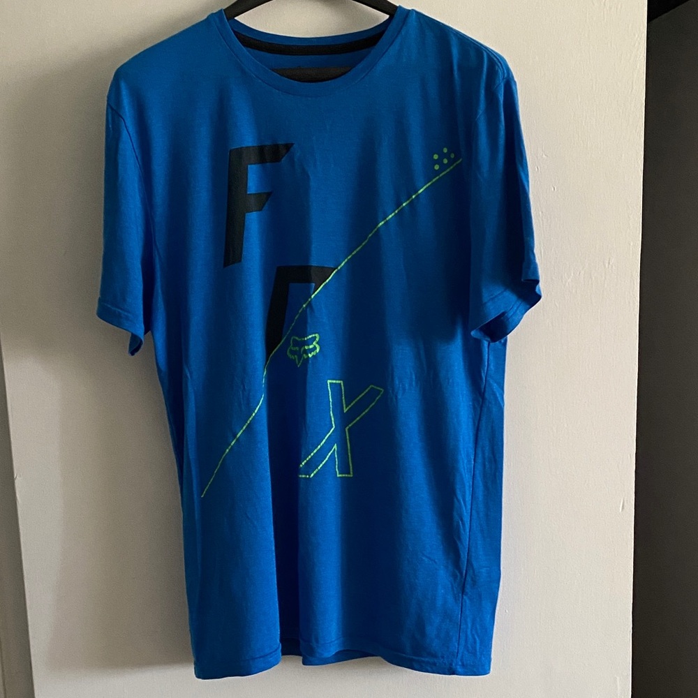 Men’s FOX Blue Graphic T-Shirt - Large
